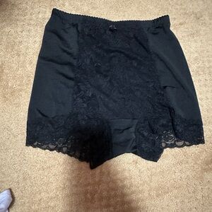 Rhonda Shear Black Lace Shapewear Shorts